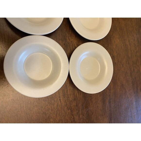 6 IKEA 120 11 Beige Dipping Bowls Saucers  Set Of 6 Excellent Condition - Picture 3 of 9